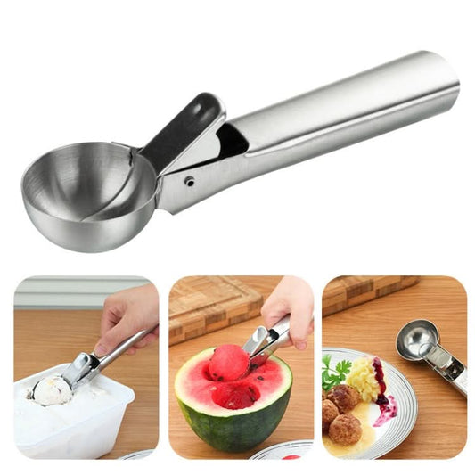 Stainless Steel Ice Cream Spoon Dessert Spoon Ice Cream Scooper - Reluova