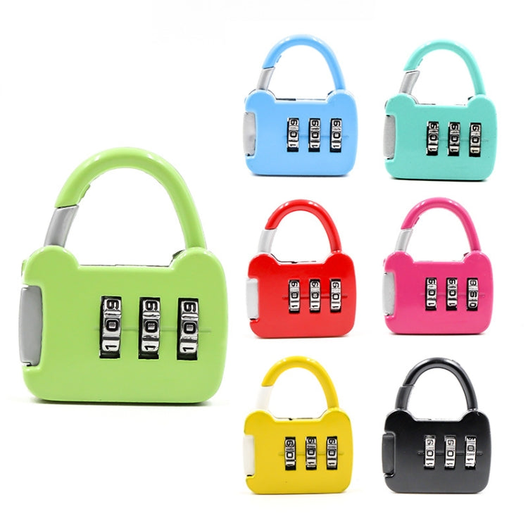 6 PCS Xmm-8007 Cartoon Cat Metal Digital Password Lock Mini Small Padlock My Store