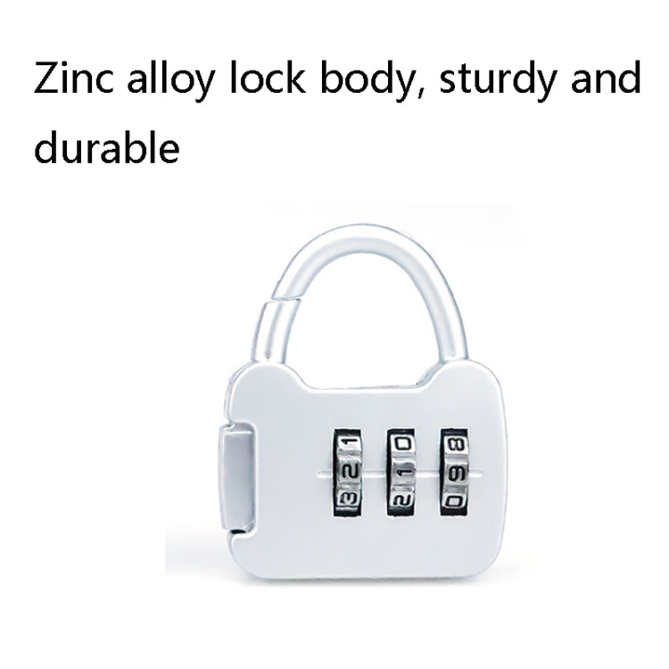 6 PCS Xmm-8007 Cartoon Cat Metal Digital Password Lock Mini Small Padlock My Store