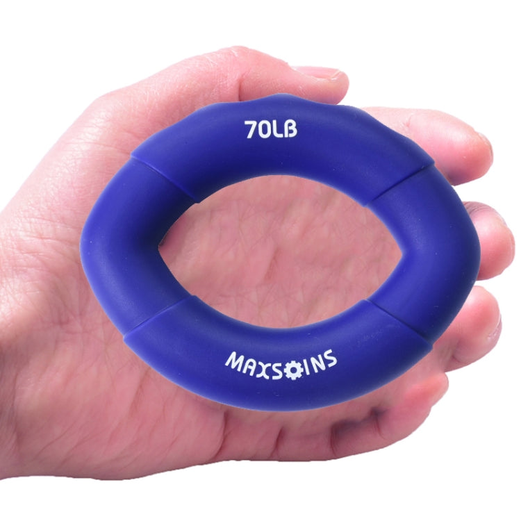 MAXSOINS MXO-009898 Silicone Finger Exercise Grip Device Olive Shape Rehabilitation Finger Pinch Device, Specification: 20LB(Red)