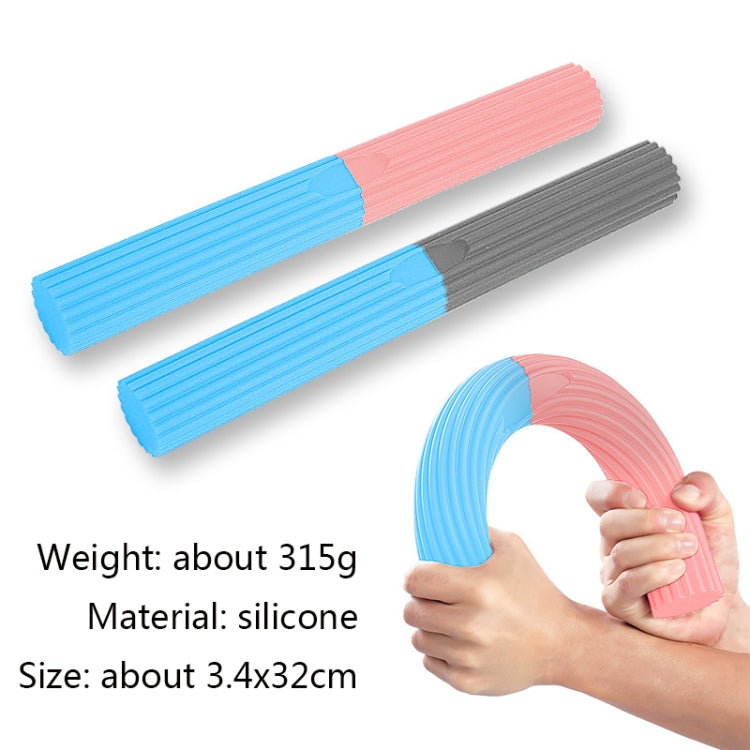 Silicone Multifunctional Fitness Bar Rehabilitation Training Arm Strength Bar Wrist Strength Forging Resistance Bar