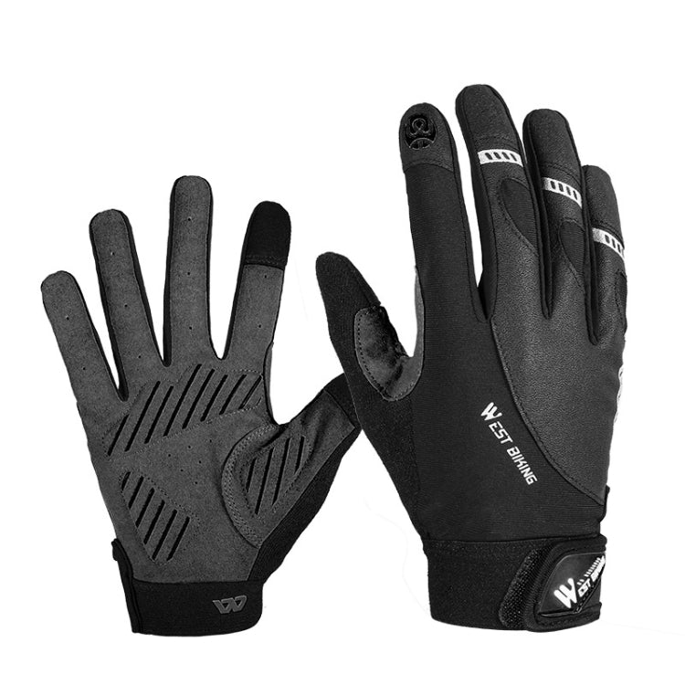 WEST BIKING YP0211209 Bicycle Gloves Shock Absorber Anti-Slip Touch Screen Glove