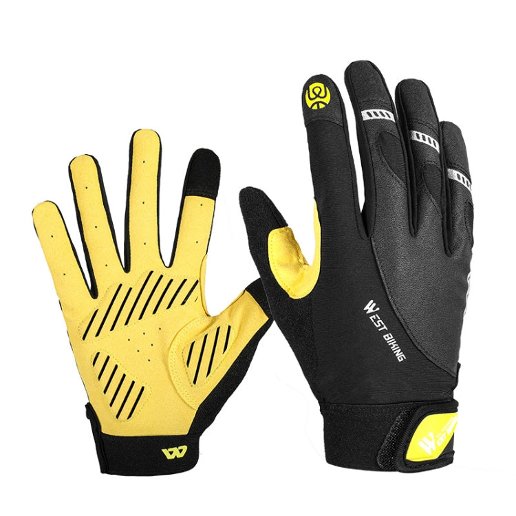 WEST BIKING YP0211209 Bicycle Gloves Shock Absorber Anti-Slip Touch Screen Glove Reluova