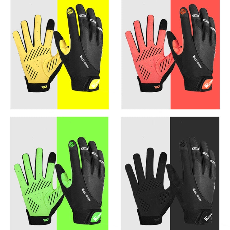 WEST BIKING YP0211209 Bicycle Gloves Shock Absorber Anti-Slip Touch Screen Glove Reluova