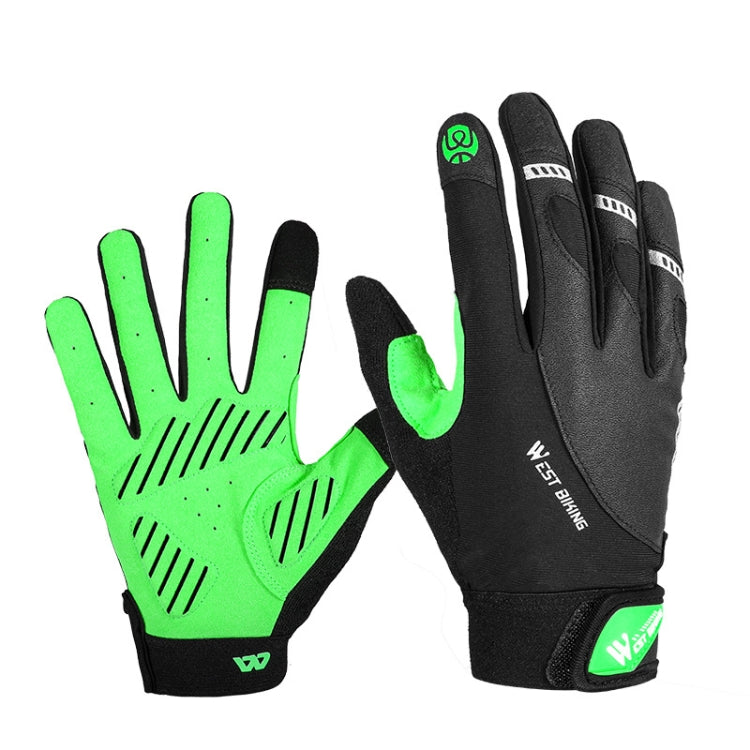 WEST BIKING YP0211209 Bicycle Gloves Shock Absorber Anti-Slip Touch Screen Glove Reluova