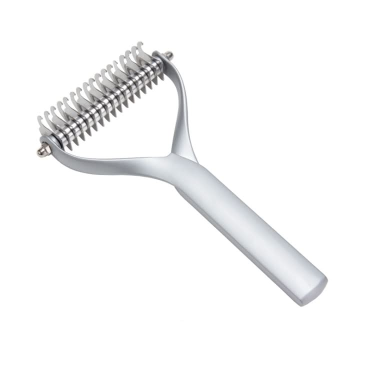 Pet Comb Zinc Alloy Double-Sided Cat Dog Cleaning Beauty Hair Removal Comb - Reluova