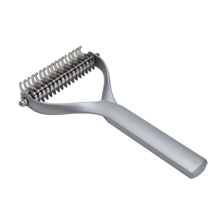 Pet Comb Zinc Alloy Double-Sided Cat Dog Cleaning Beauty Hair Removal Comb - Reluova