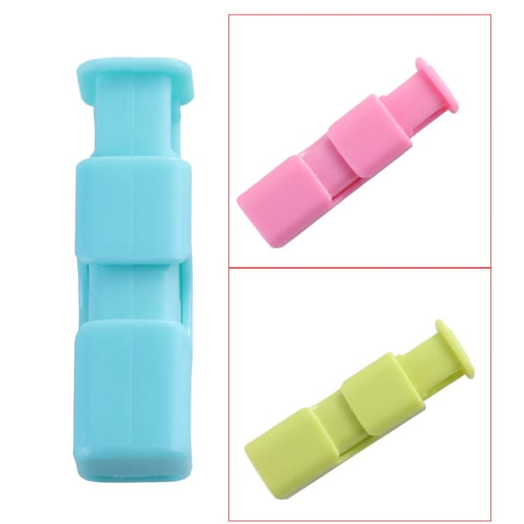 10 PCS Locking Square Clip Fruit And Vegetable Fresh-Keeping Bag Sealing Clip Convenient Press Spring Sealing Clip,Random Color Delivery - Reluova