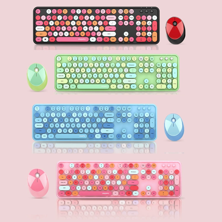 Mofii Sweet Wireless Keyboard And Mouse Set Girls Punk Keyboard Office Set My Store