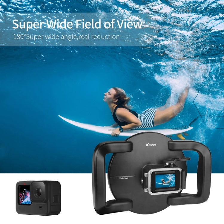 SHOOT XTGP559 Dome Port Underwater Diving Camera Lens Transparent Cover Housing Case For GoPro HERO9 Black My Store