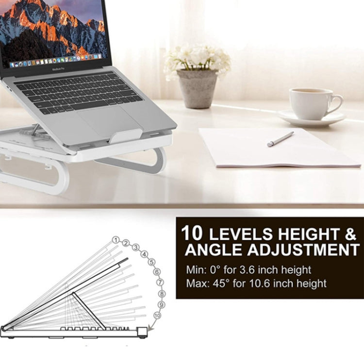 A23 Foldable Notebook Stand With 10-Speed Adjustment Computer Cooling Lifting Stand