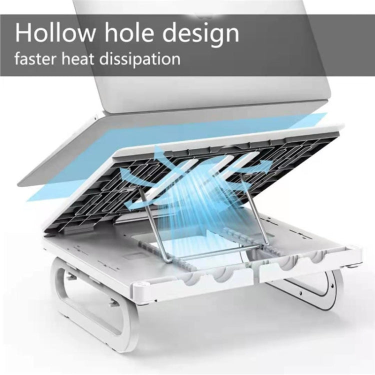 A23 Foldable Notebook Stand With 10-Speed Adjustment Computer Cooling Lifting Stand