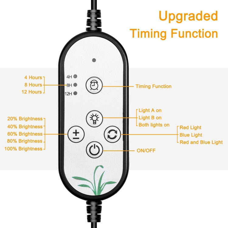 LED Plant Growth Lamp Red Blue Spectrum 5-Speed Dimming Timing Fill LightLED Plant Growth Lamp My Store