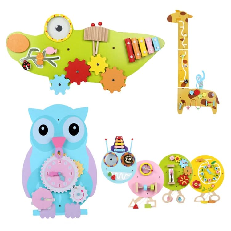 Children Early Education Puzzle Wall Toys Wall Games Montessori Teaching Aids, Style: Reluova