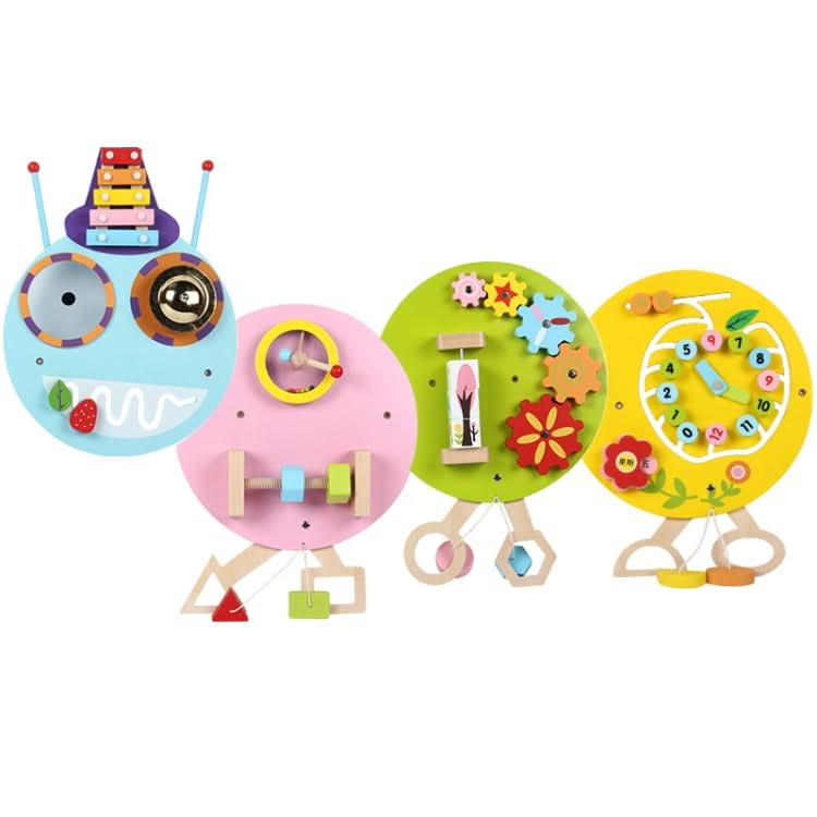 Children Early Education Puzzle Wall Toys Wall Games Montessori Teaching Aids, Style: Reluova