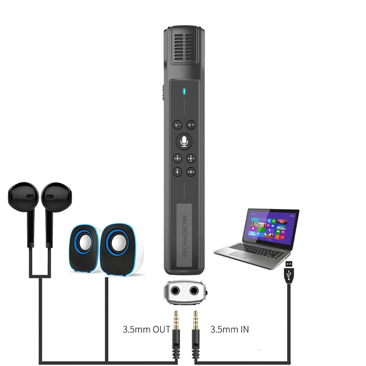 M8 Computer Game Conference Video K Song Desktop USB Microphone Recording Microphone Live Condenser Zinc Alloy Microphone Set, Specification: