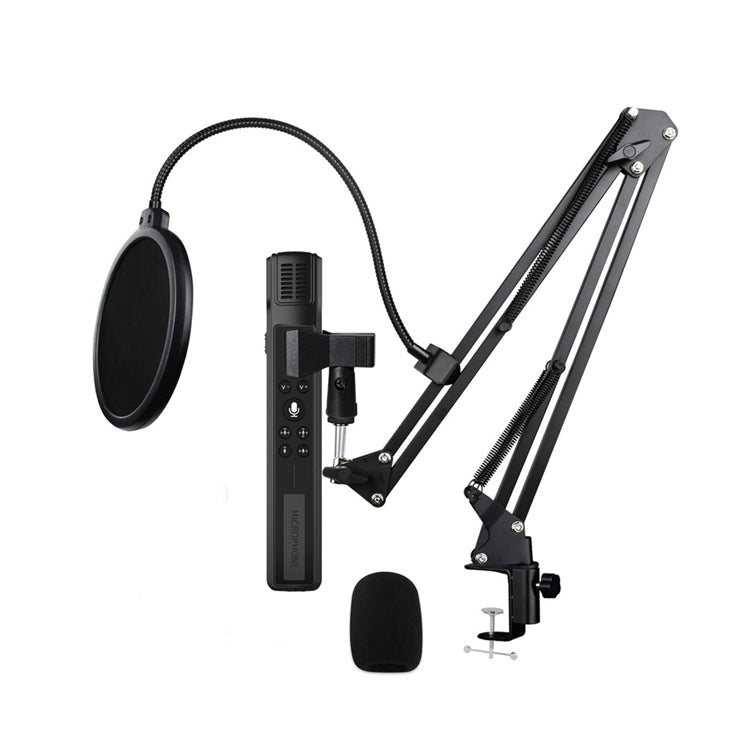 M8 Computer Game Conference Video K Song Desktop USB Microphone Recording Microphone Live Condenser Zinc Alloy Microphone Set, Specification: Reluova