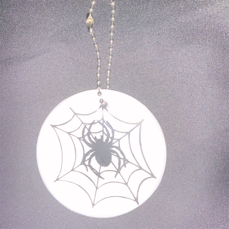 10 PCS Spider Web Type Reflective Waterproof Pendant For Night Riding Student Schoolbag Pendant Random Colour Delivery-Reluova