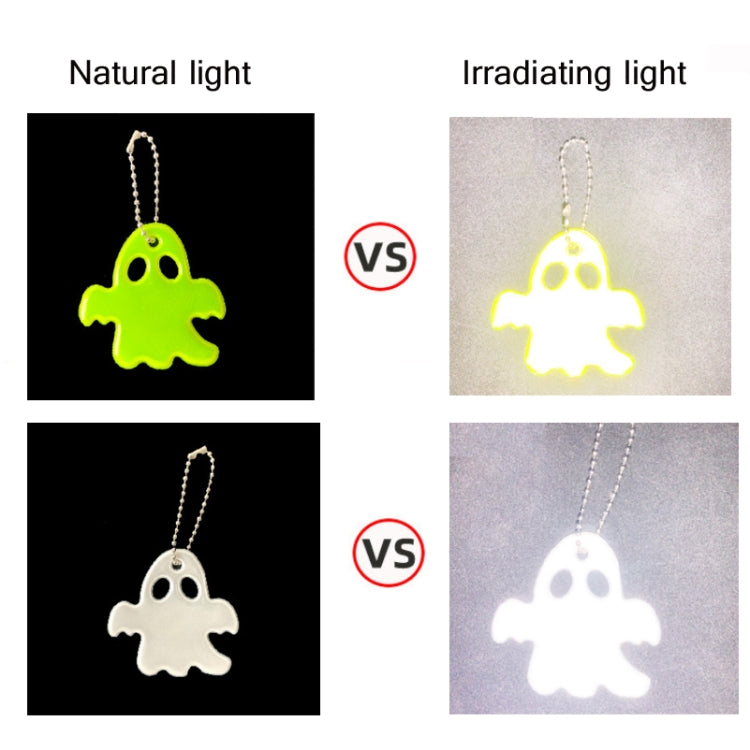 2pcs Ghost Reflective Waterproof Pendant Student Schoolbag Night Riding Reflector Random Colour Delivery My Store