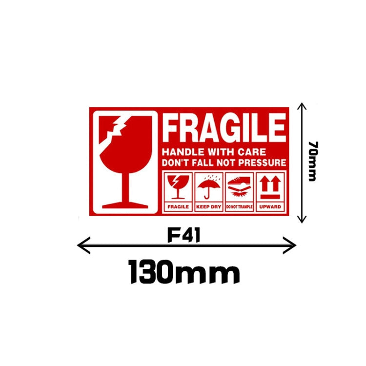 Fragile Goods Label Express Carton Warning Sticker Handle Careful Stickers My Store