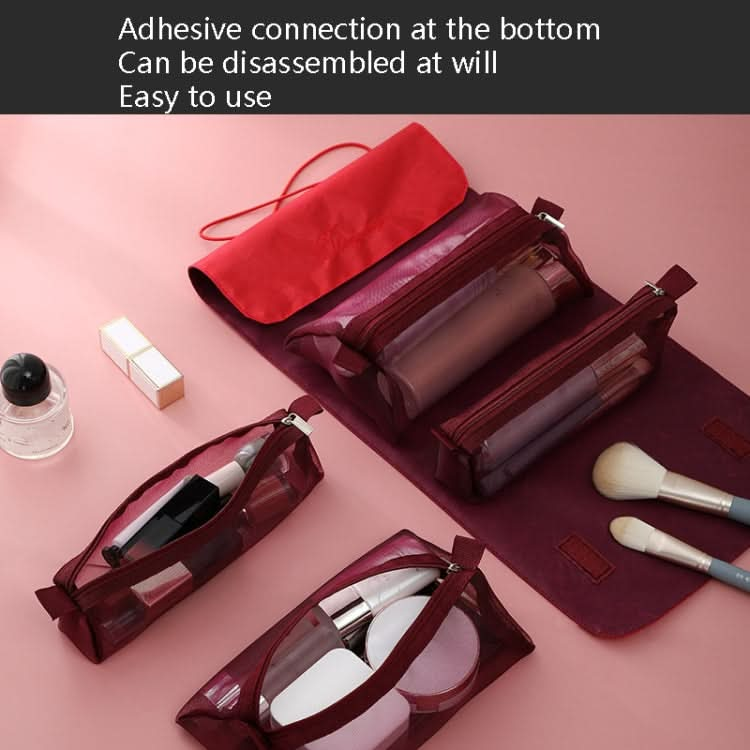 4 In 1 Multi-Function Cosmetics Storage Bag Removable Large Capacity Travel Convenient Cosmetic Bag Wash Bag-Reluova