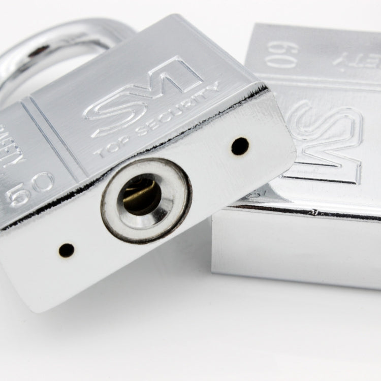 Square Blade Imitation Stainless Steel Padlock My Store