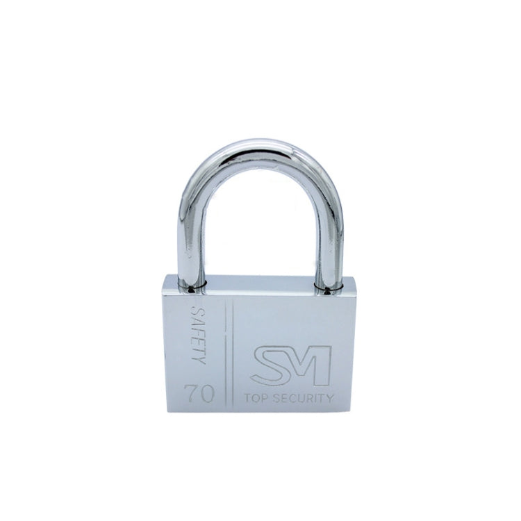 Square Blade Imitation Stainless Steel Padlock My Store