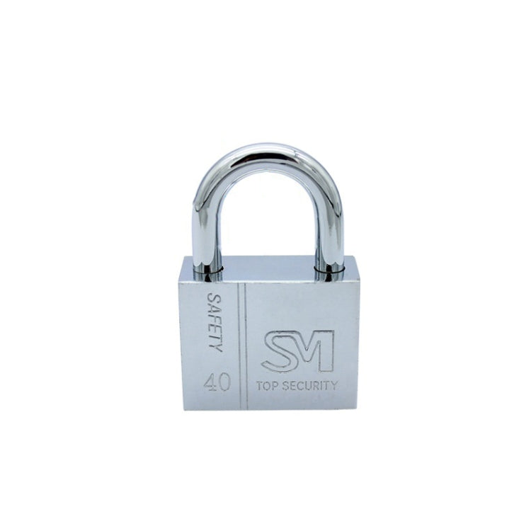 Square Blade Imitation Stainless Steel Padlock My Store