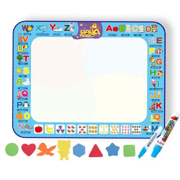 6613 Children Water Drawing Canvas Color Writing Magic Graffiti Mat, Size: 100 x 70cm, Style: Reluova