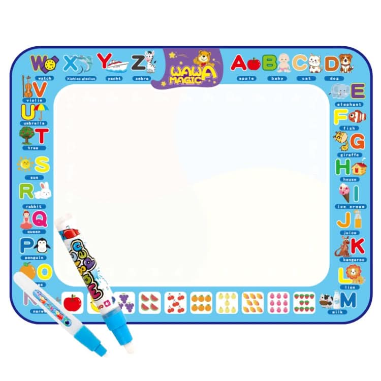 6613 Children Water Drawing Canvas Color Writing Magic Graffiti Mat, Size: 100 x 70cm, Style: Reluova