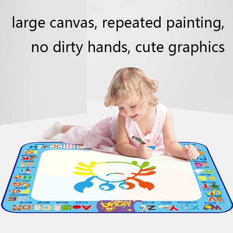 6613 Children Water Drawing Canvas Color Writing Magic Graffiti Mat, Size: 100 x 70cm, Style: Reluova