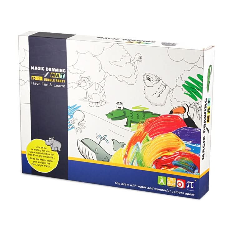 6614 Children Water Drawing Canvas Magic Graffiti Mat, Size: 100 x 80cm Reluova