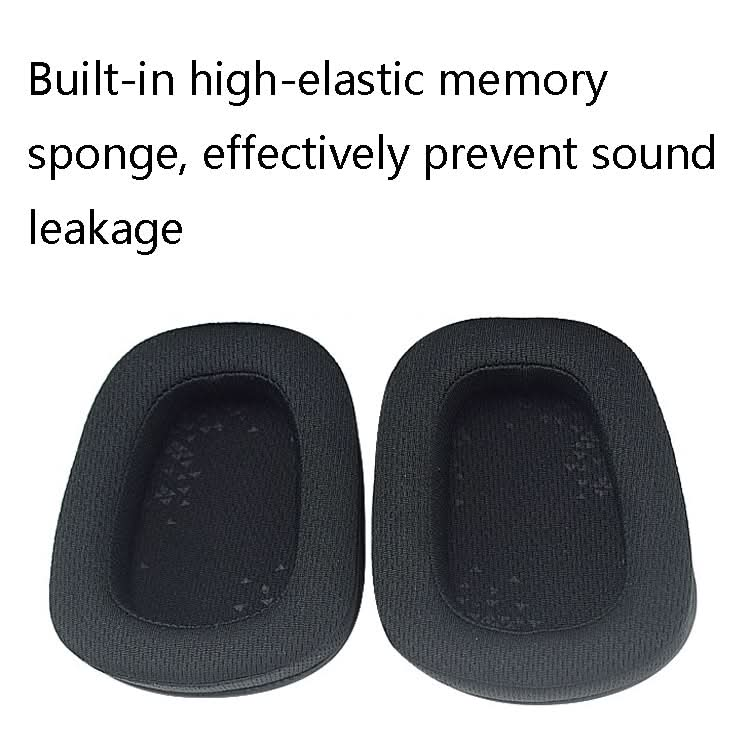 2 PCS D0005 Headphone Sponge Cover Headphone Earmuffs Head For Logitech G633 / G933 / G933S, Colour: Net Cloth