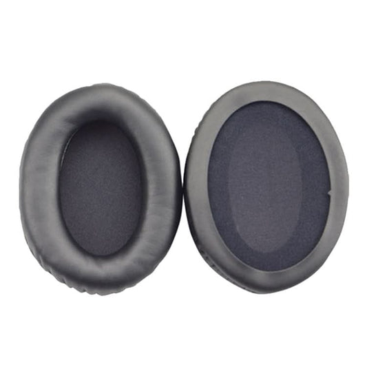 2 PCS Headset Sponge Cover Ear Pad Leather Case For Kingston Cloud Silver II, Colour: Black