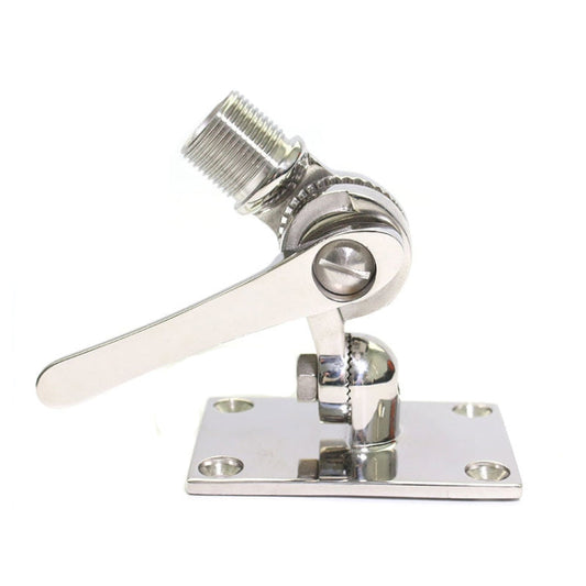 316 Stainless Steel Marine VHF Adjustable Antenna Base Mount For Boat ÎҵÄÉ̵ê