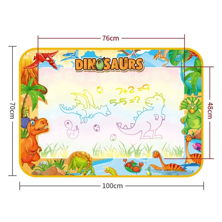 Children Luminous Magic Graffiti Water Drawing Mat, Size: 100 x 70cm, Style: Reluova