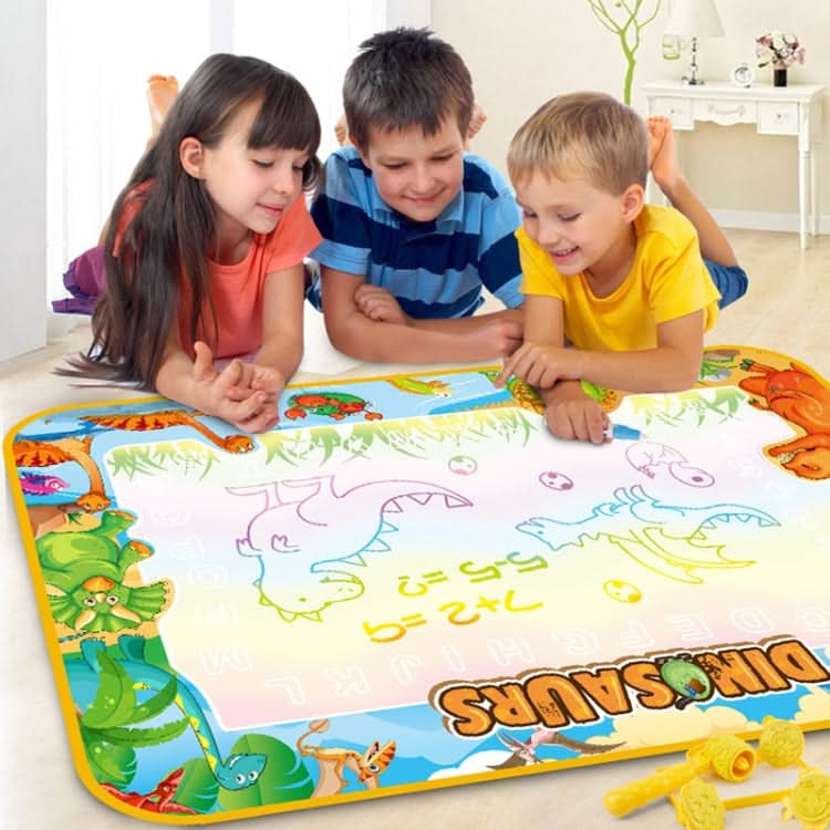 Children Luminous Magic Graffiti Water Drawing Mat, Size: 100 x 70cm, Style: Reluova