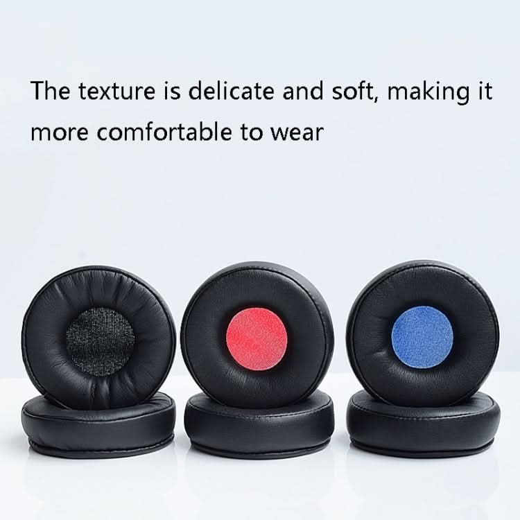 2 PCS Headphone Sponge Cover Headphone Leather Cover For Jabra Revo Wireless, Colour: Black Black Net