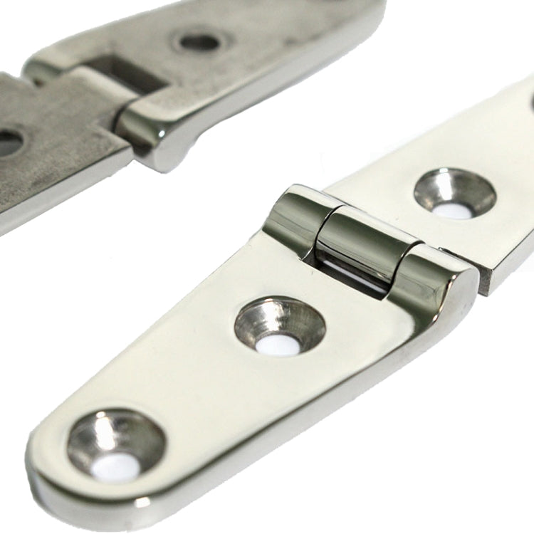 Four-Hole Stainless Steel Hinge 316 Flat Open Bearing Hinge