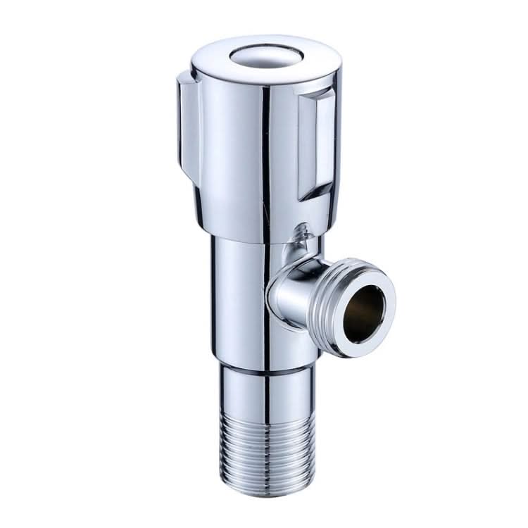 Stainless Steel Double Outlet Angle Valve Single Handle Double Control 1 In 2 Out Electroplating Wire Drawing Angle Valve Reluova