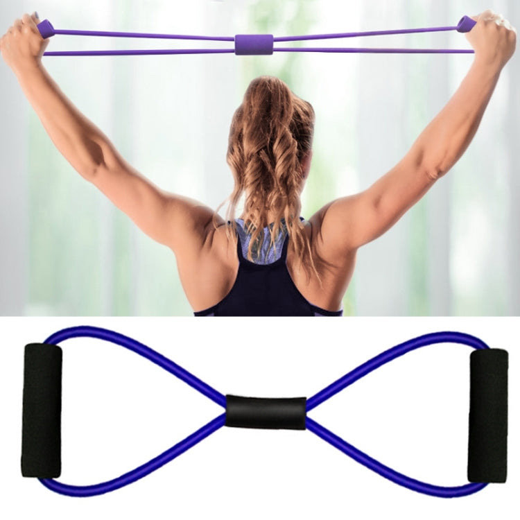 2 PCS Yoga Supplies 8-Word Tension Rope Tier Force Training To Make Chest Tube-Reluova