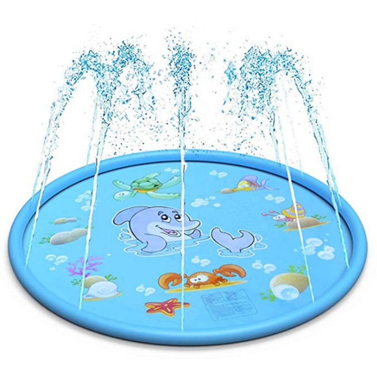 Round Water Pad Children Water Fun Toy Outdoor Lawn Mat, Diameter: 170cm