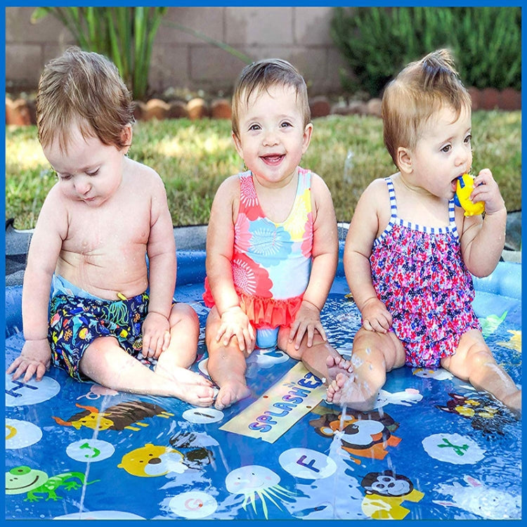 Round Water Pad Children Water Fun Toy Outdoor Lawn Mat, Diameter: 170cm Reluova