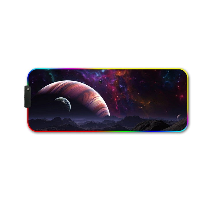 F-01 Rubber Thermal Transfer RGB Luminous Non-Slip Mouse Pad, Series 5 My Store