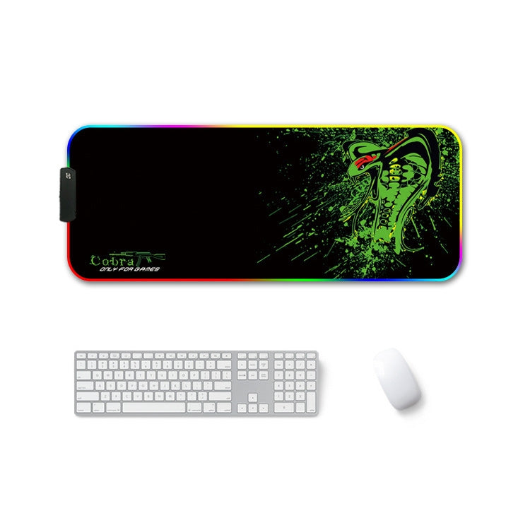 F-01 Rubber Thermal Transfer RGB Luminous Non-Slip Mouse Pad, Series 3 My Store