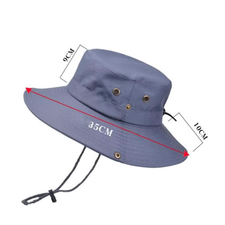 Outdoor Sun Hat Hiking Big Brim Breathable Sunscreen Fisherman Hat Reluova