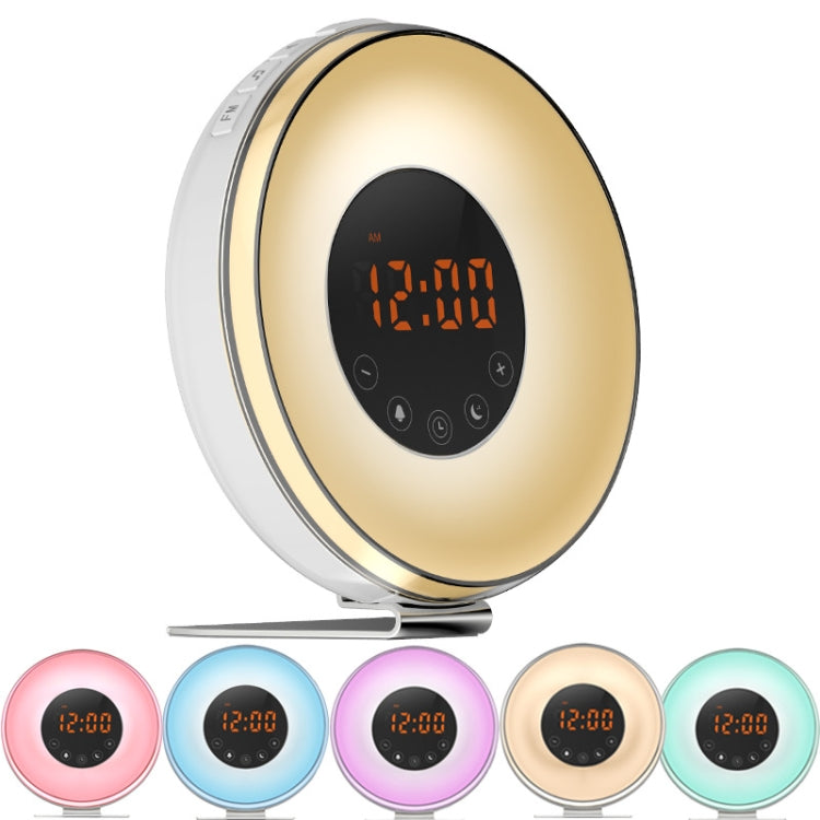 Simulated Sunrise And Sunset Sleep Light Alarm Clock with FM Radio My Store