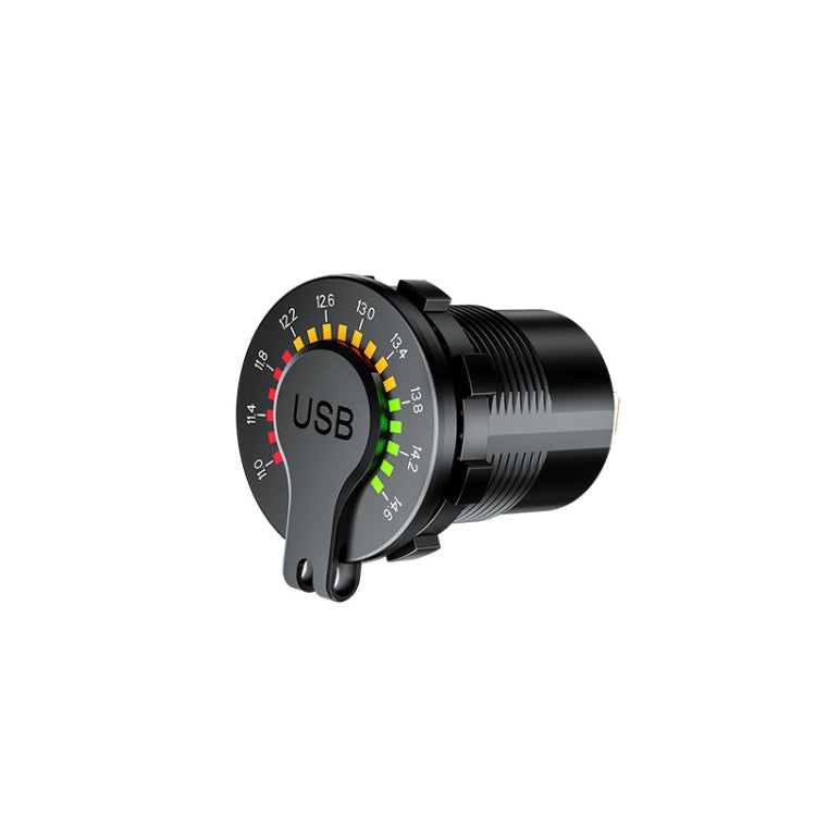 Car Motorcycle Ship Modified With Colorful Screen Display USB Dual QC3.0 Fast Charge Car Charger ÎҵÄÉ̵ê