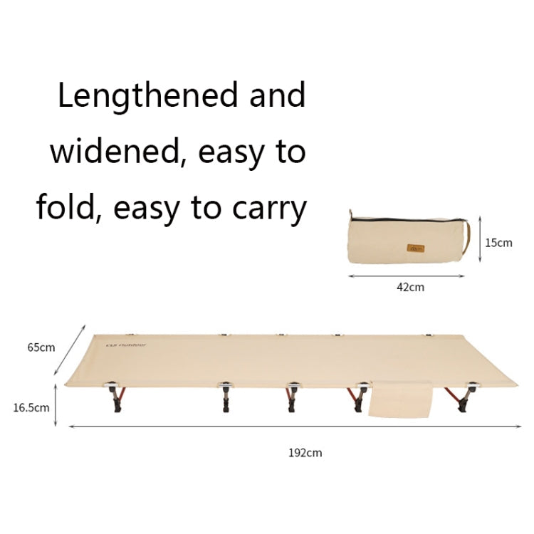 CLS Ultra-Light Outdoor Camping Bed Aluminum Alloy Portable Lunch Break Folding Bed Reluova