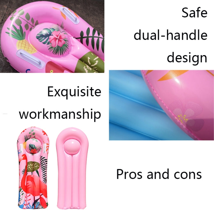 Cartoon Animal Pattern PVC Buoyancy Board Water Inflatable Children Surfboard